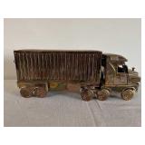 Copper Semi Truck Music Box