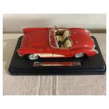 Burago Red 1957 Chevrolet Corvette Model