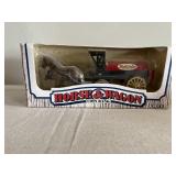 Ertl Horse & Wagon Coin Bank