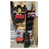 Tools on wood Shelf