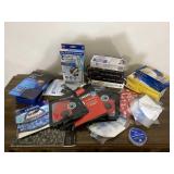 Box of Face Masks, Sanitizing Supplies