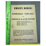 Farmall Lift All Owners Manual