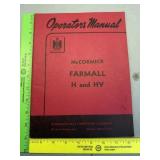 McCormick Farmall H and HV Operator's Manual