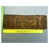 1927 Illinois License Plate