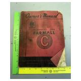 McCormick Deering Farmall C Owners Manual