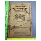 McCormick Deering Farmall F-14 Instruction Book