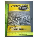 McCormick-Deering Threshers Sales Flyer