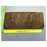 1918 Illinois License Plate