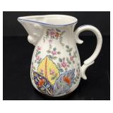Tobacco Leaf Pattern Pitcher VTG