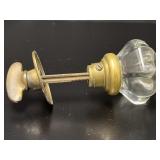 Glass Octagon Centre Door Knobs