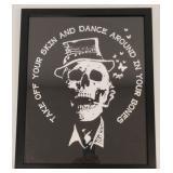 Tom Waits-Take Off Your Skin-Framed Art Print