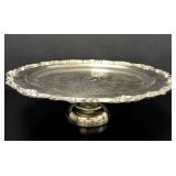 Sheridan Baroque Silverplate Cake Pedestal Stand