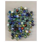 Vintage Glass Marble Lot, 97 Marbles