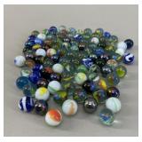 Vintage Glass Marble Lot, 97 Marbles