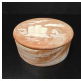 Incoly Sailboat Marble Trinket Box Vide Poche
