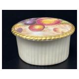 Aynsley Orchard Gold Gilt Trinket Box