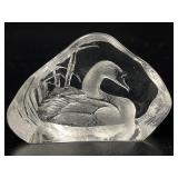 Sweden Art Glass Clear Crystal Mats Jonasson