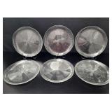 Harmony Clear Glass Dinner Plates