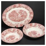 Wood & Sons English Scenery Server Bowls & Platter