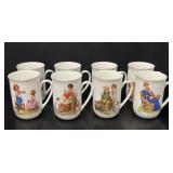 8 Norman Rockwell Museum Ceramic Mugs