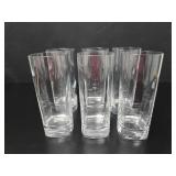 6 Luigi Bormioli Straus Long Drink Tumblers
