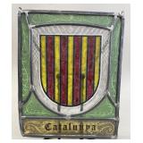 Stained Glass with Cataluna Coat of Arms
