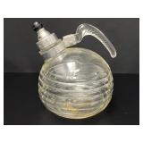 McKee Bee Hive Glass Whistling Tea Heetle 1940s