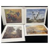 4 National Gallery Art Prints, John Constable +