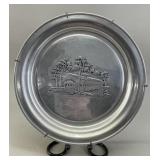 Wilton Pewter Covered Bridge Plate, USA