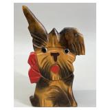 1940s Dog Figural Hand Carved Painted Pen/Match