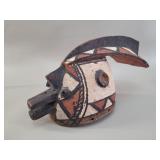 Tribal African Carved Mask vtg
