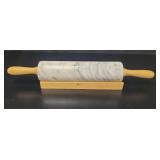 Marble and Wood Rolling Pin