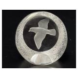 Mats Jonasson Lead Crystal Dove Peace