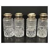 Bottom Top Sterling Salt & Pepper Shakers