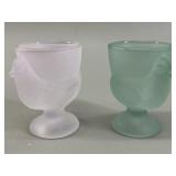 Arcopal France Chicken Egg Cups, Ombrï¿½ Glass,