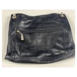 Black Leather Zenith Purse Bag