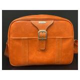 Retro Samsonite Orange Vinyl Travel Bag