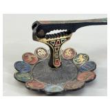 Jerusalem Nut Cracker Bowl with Zodiac signs VTG