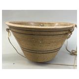 Magus Pottery, Glazed Hanging Planter, Signed