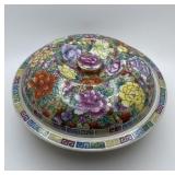 1960ï¿½s Porcelain Rice Bowl Red Block