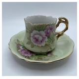 Lefton China Hand Painted Tea cup & Saucer
