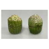 Figural Salt and Pepper, vintage, Asparagus