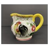 Rooster Creamer, hand-painted, vintage, Japan