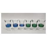 Austrian Art Glass Shot Glasses