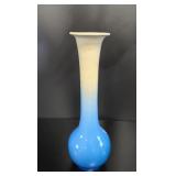 Mid-Century Turquoise Ombrï¿½ Bud Vase
