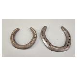 Pair of Antique Forged Iron Horseshoes