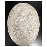 Neoclassical Allegorical Industry Relief Plaque