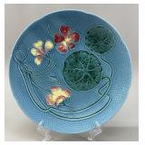 c.1900 German Art Nouveau Majolica Plate