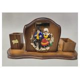 Bretagne Wooden Desk Organizer, Cï¿½tes dï¿½Armor