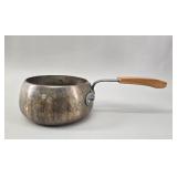 Mid-Century Hand-Hammered Copper Pot